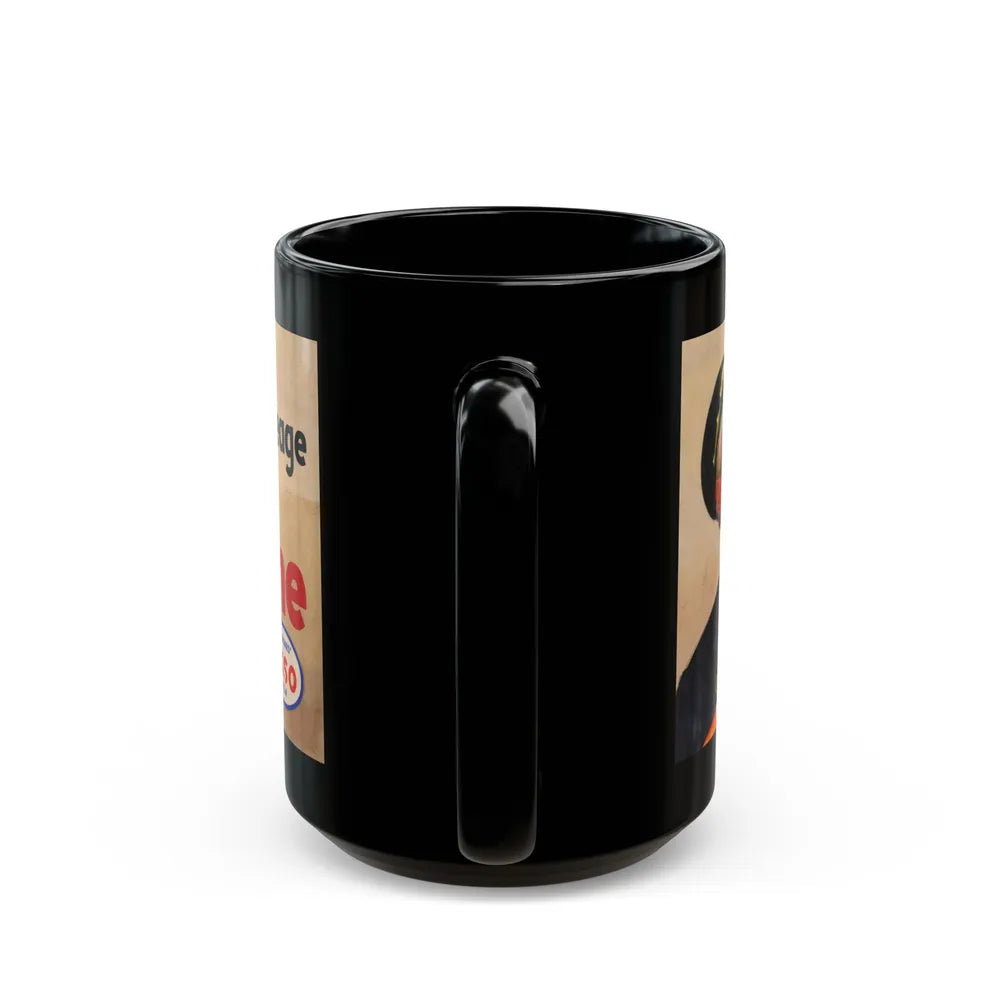 Essolene Motor Fuel advertisement - Black Coffee Mug-Go Mug Yourself