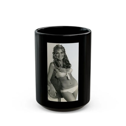 Julie Ege #112 (Vintage Female Icon) Black Coffee Mug-15oz-Go Mug Yourself