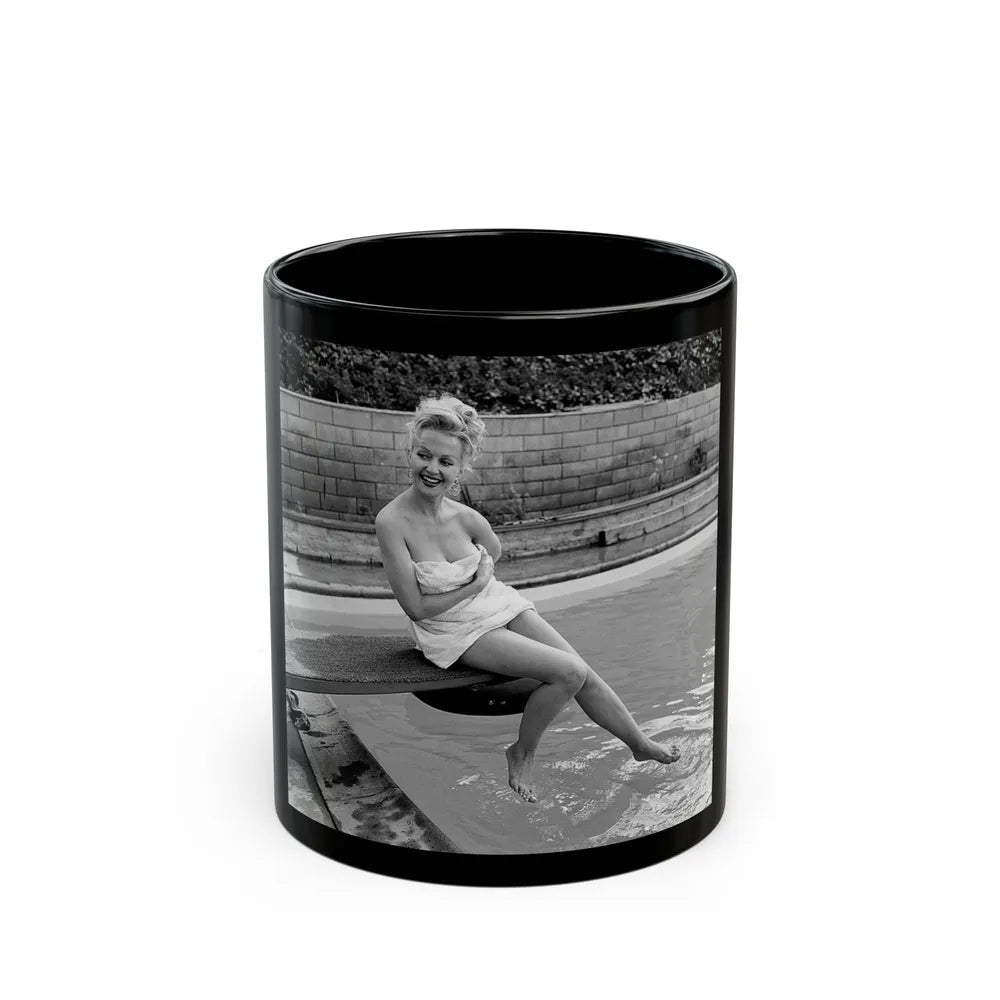 Greta Thyssen #102 (Vintage Female Icon) Black Coffee Mug-11oz-Go Mug Yourself