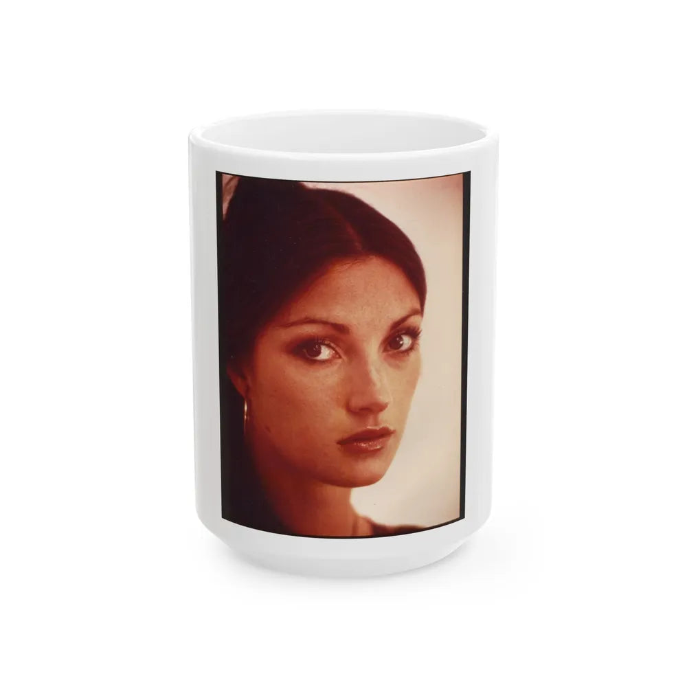 Jane Seymour #33 (Vintage Female Icon) White Coffee Mug-15oz-Go Mug Yourself