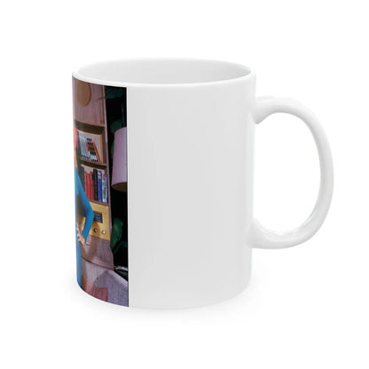 Julie Newmar #394 (Vintage Female Icon) White Coffee Mug-Go Mug Yourself