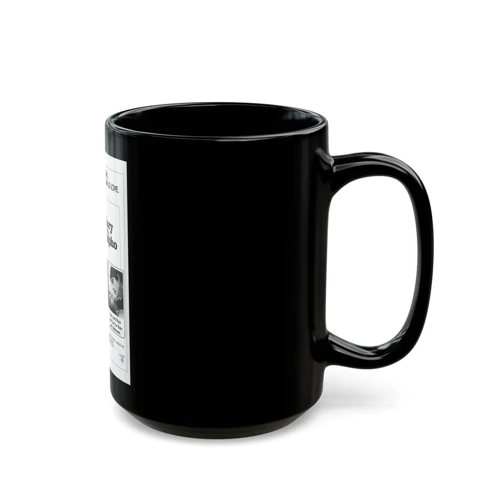 DIARY OF A NYMPHO 1973 Movie Poster - Black Coffee Mug-Go Mug Yourself