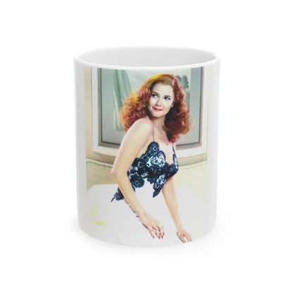 Lynda Carter #200 (Vintage Female Icon) White Coffee Mug-11oz-Go Mug Yourself