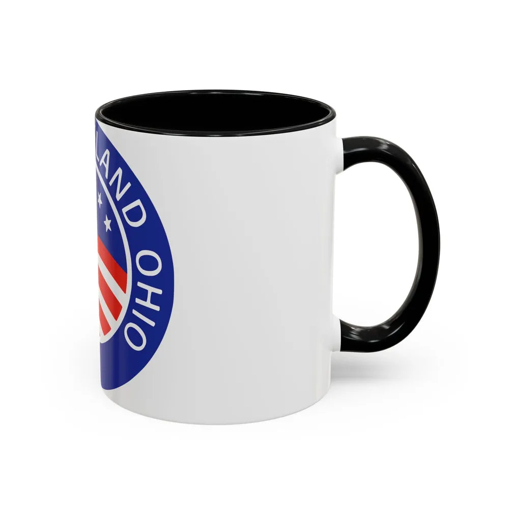 Seal of Cleveland Ohio - Accent Coffee Mug-Go Mug Yourself