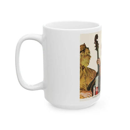 Ding-Dong Was His Name, Collier's magazine, 1944 - White Coffee Mug-Go Mug Yourself