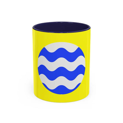 Flag of Fontana Malta - Accent Coffee Mug-11oz-Navy-Go Mug Yourself