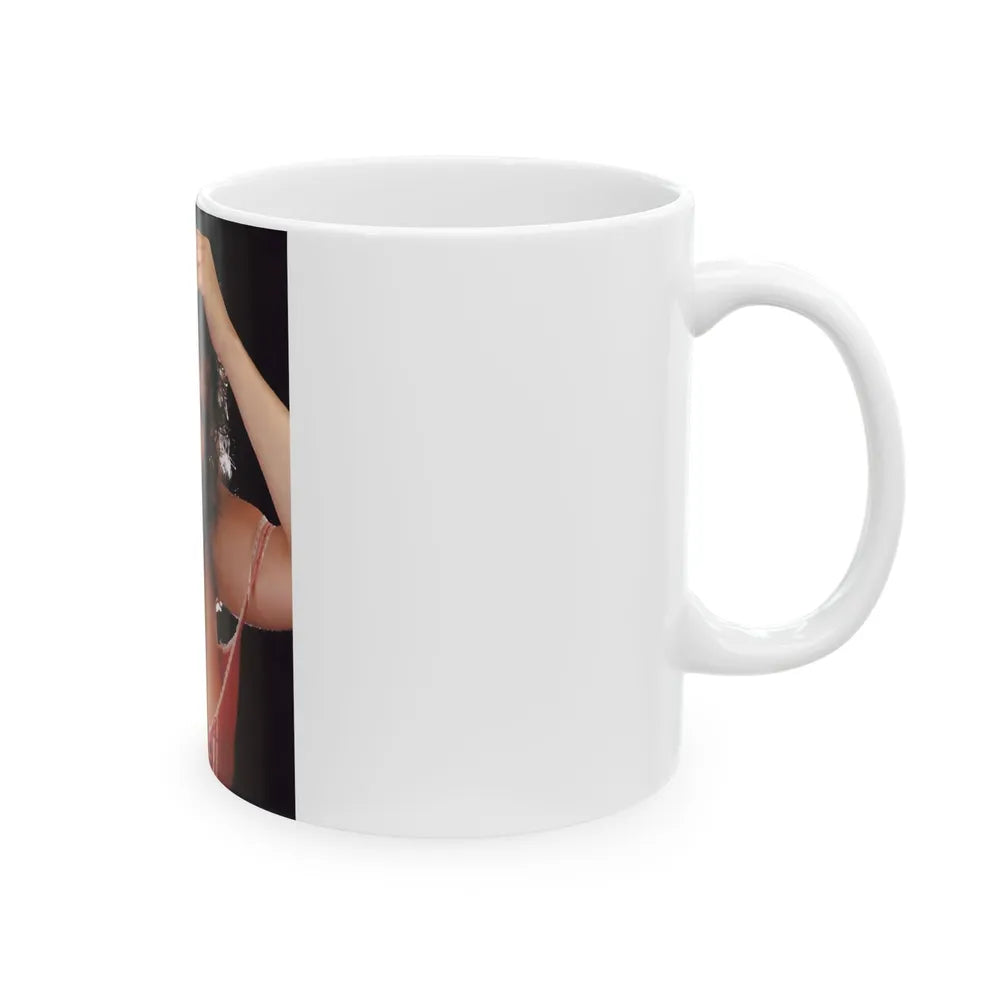 Linda Blair #281 (Vintage Female Icon) White Coffee Mug-Go Mug Yourself