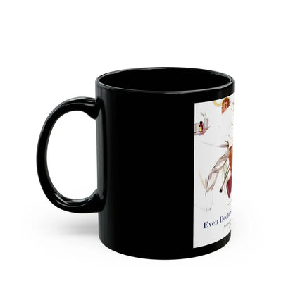 Even Doctors Are Human, Saturday Evening Post, April 3, 1954 - Black Coffee Mug-Go Mug Yourself