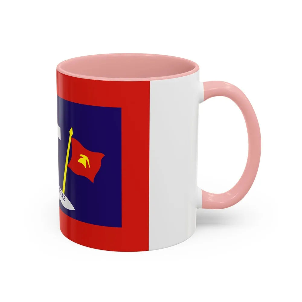 Flag of Hydra Greece - Accent Coffee Mug-Go Mug Yourself