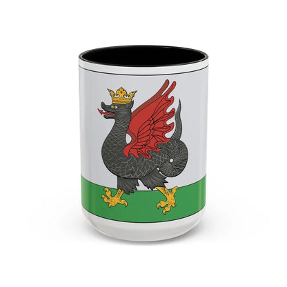 Flag of Kazan Russia - Accent Coffee Mug-15oz-Black-Go Mug Yourself