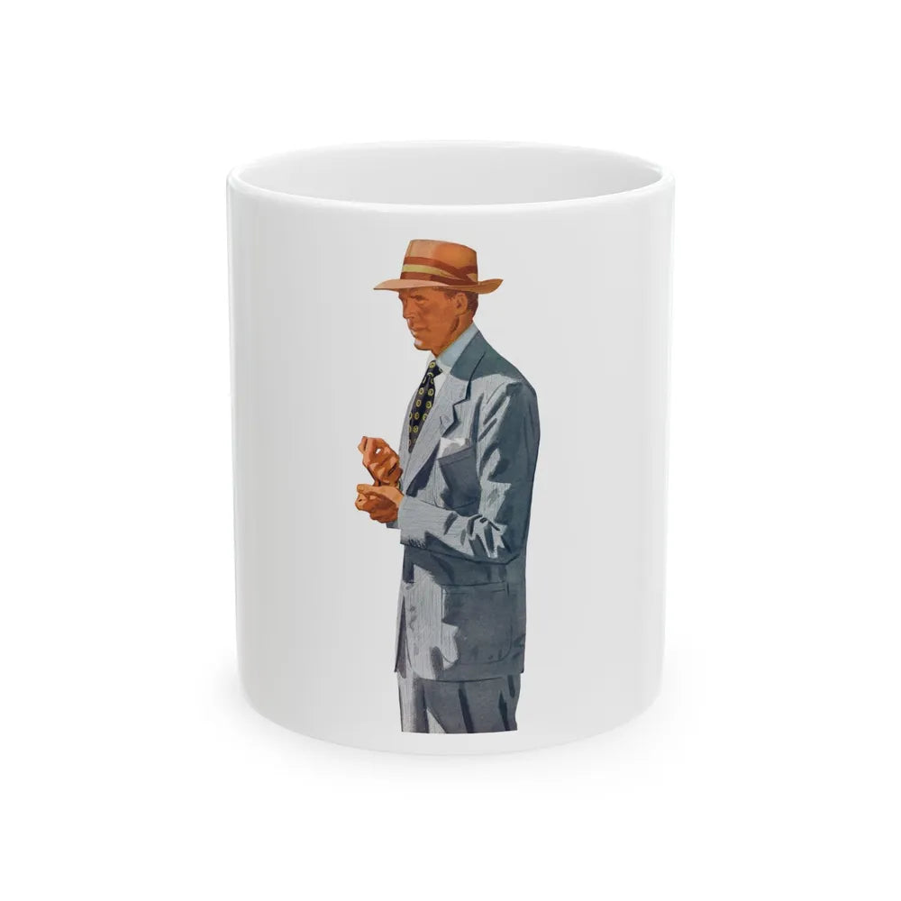 Fashion Illustration, Esquire magazine, 1949 (2) - White Coffee Mug-11oz-Go Mug Yourself