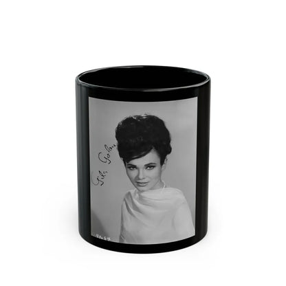 Gila Golan #77 (Vintage Female Icon) Black Coffee Mug-11oz-Go Mug Yourself