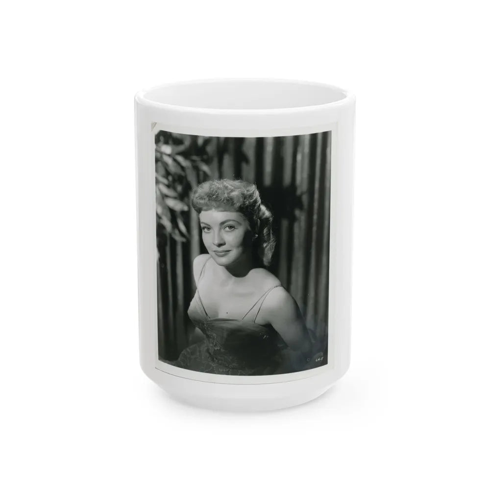 Lori Nelson #01 (Vintage Female Icon) White Coffee Mug-15oz-Go Mug Yourself