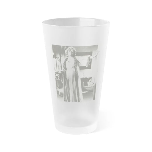 Leslie Parrish #04 (Vintage Female Icon) Frosted Pint 16oz-16oz-Frosted-Go Mug Yourself