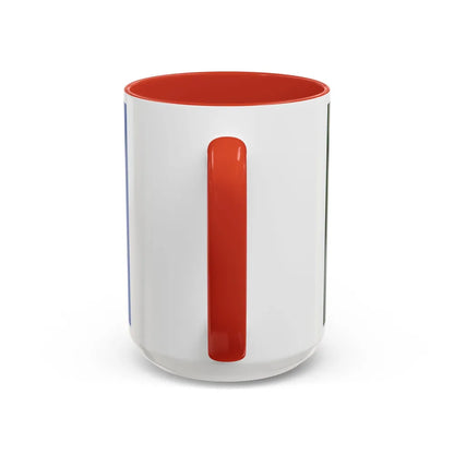 Flag of Calne UK - Accent Coffee Mug-Go Mug Yourself