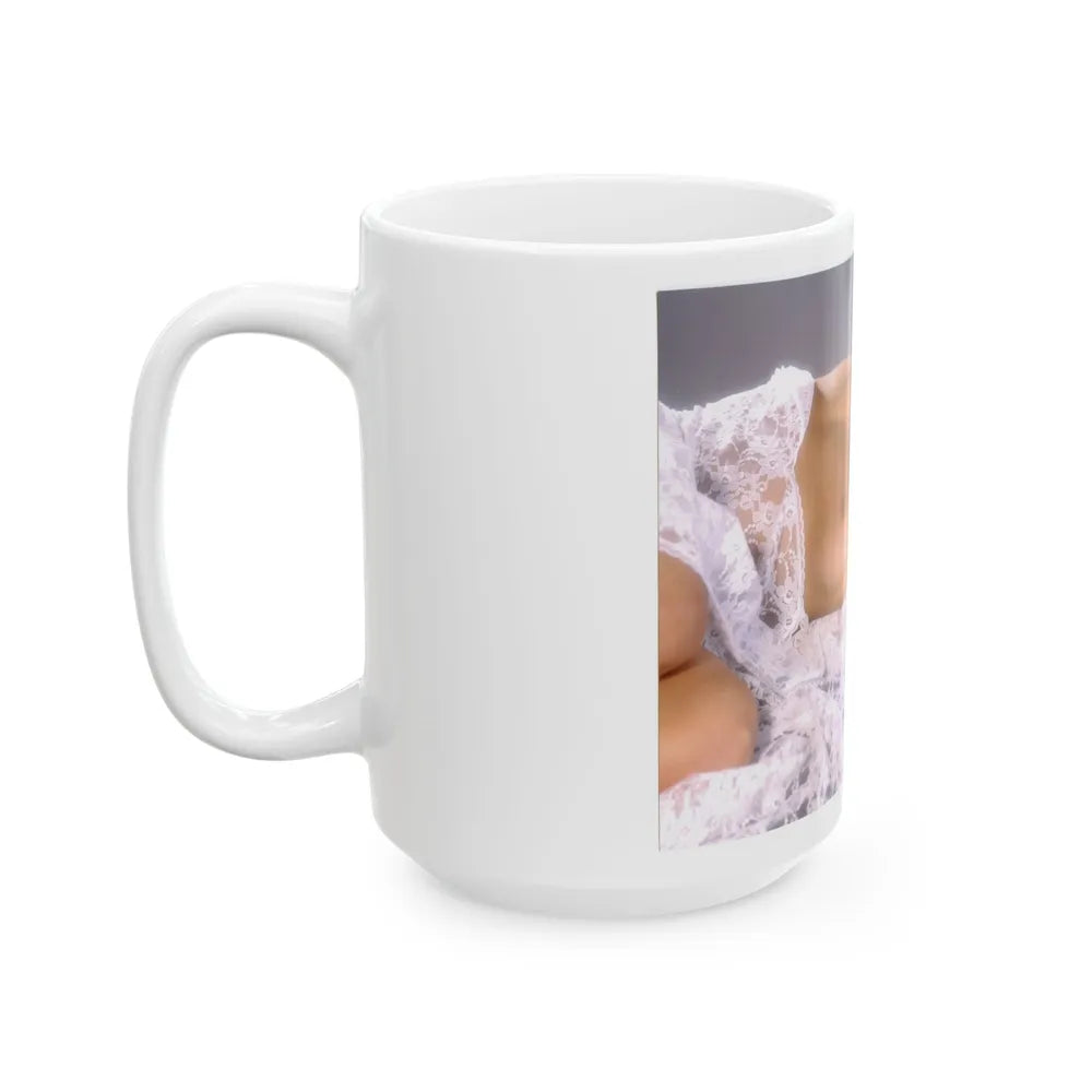 Linda Blair #335 (Vintage Female Icon) White Coffee Mug-Go Mug Yourself