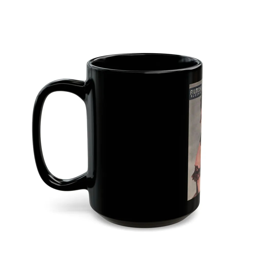 Faith Domergue #176 - Mag. Cover (Vintage Female Icon) Black Coffee Mug-Go Mug Yourself