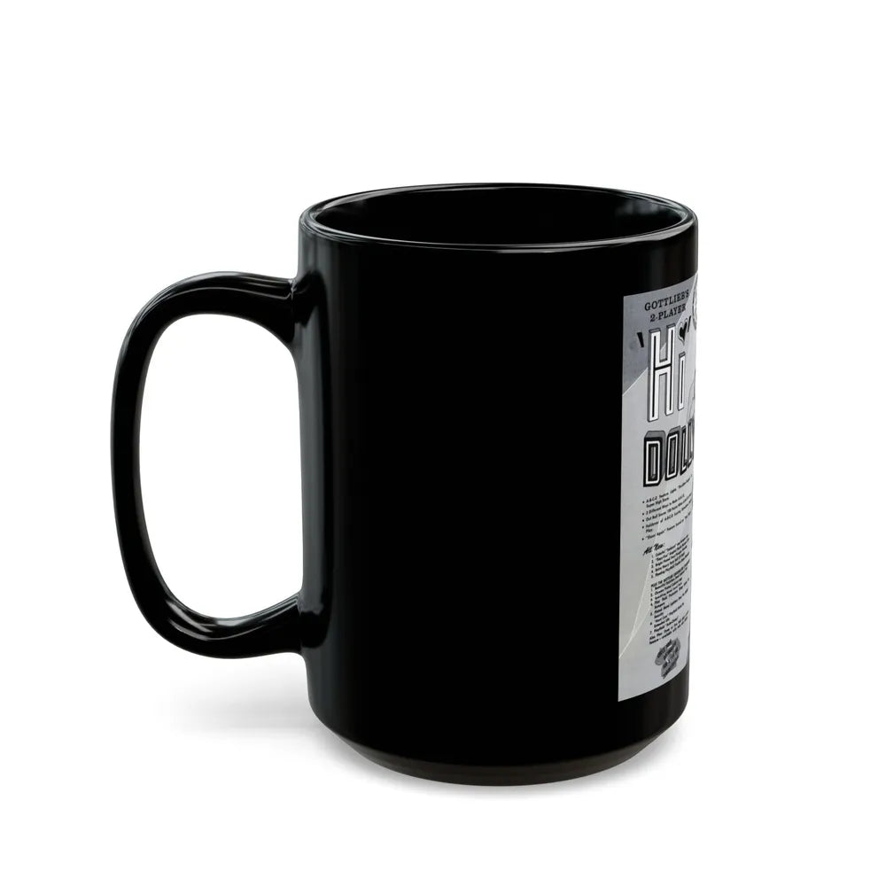 Flipper 1965 (Music Poster) Black Coffee Mug-Go Mug Yourself