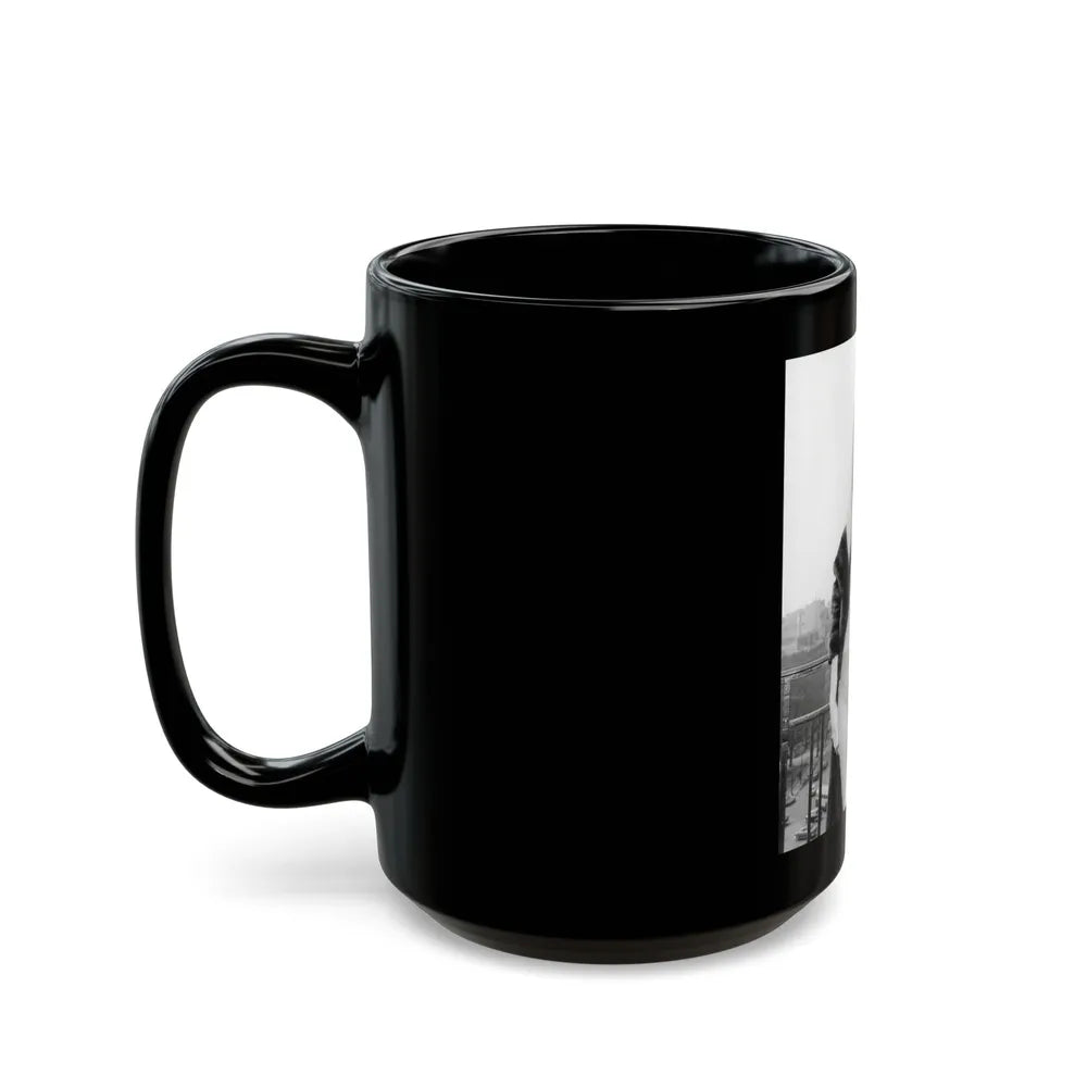 Gila Golan #136 (Vintage Female Icon) Black Coffee Mug-Go Mug Yourself