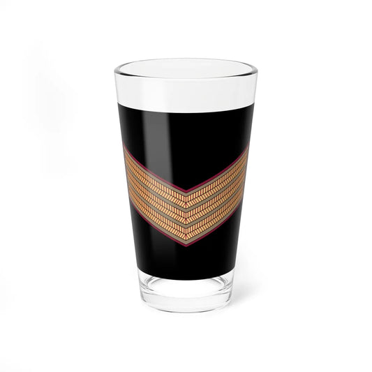 03. QENF SGT (Qatar) (Military Rank) Pint Glass 16oz 16oz - Go Mug Yourself