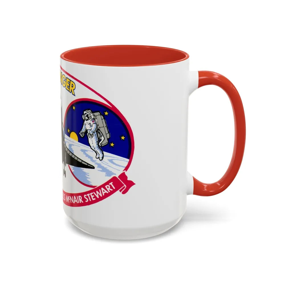 STS 41 b (NASA) Accent Coffee Mug-Go Mug Yourself