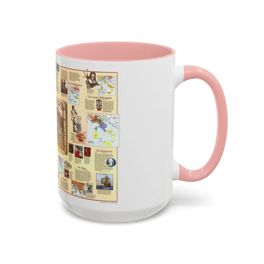 Italy - Historical (1995) (Map) Accent Coffee Mug-Go Mug Yourself