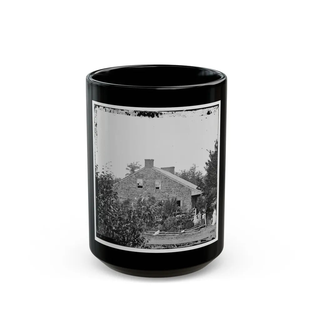 Gettysburg, Pa. Headquarters Of Gen. Robert E. Lee On The Chambersburg Pike (U.S. Civil War) Black Coffee Mug-15oz-Go Mug Yourself