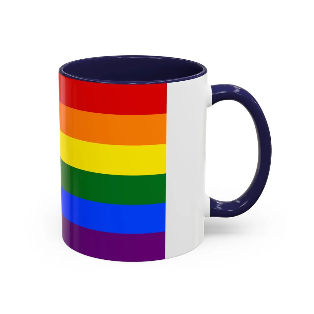 Gay Pride Pride Flag - Accent Coffee Mug-Go Mug Yourself