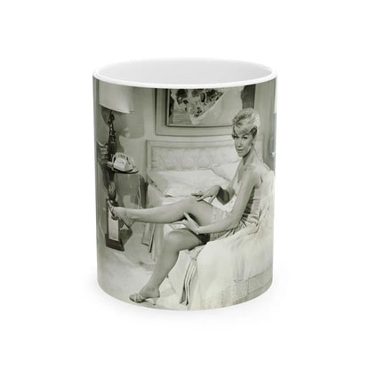 Doris Day #69 (Vintage Female Icon) White Coffee Mug-11oz-Go Mug Yourself