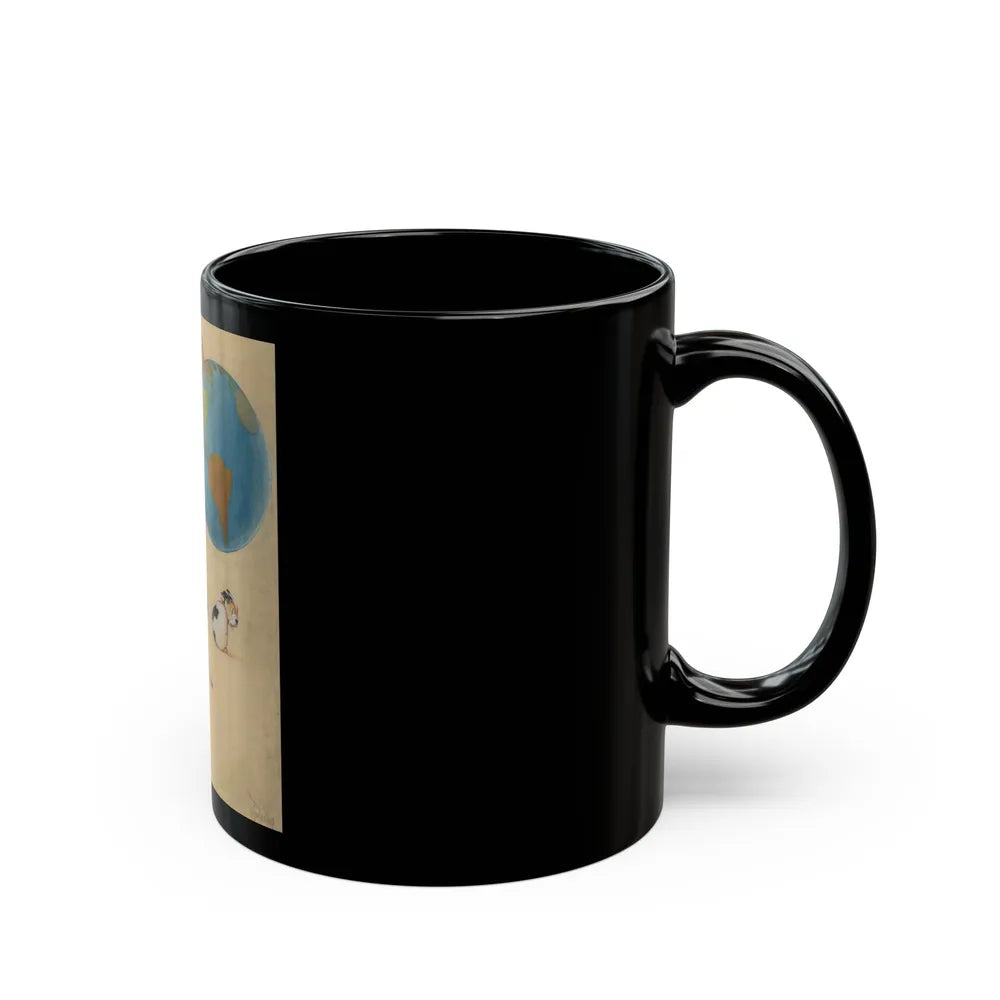 Boxing the World - Black Coffee Mug-Go Mug Yourself