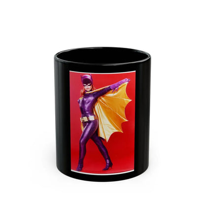 Yvonne Craig #44 - Batgirl Photo (Vintage Female Icon) Black Coffee Mug-11oz-Go Mug Yourself