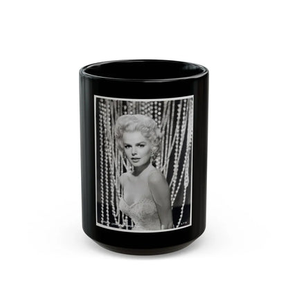 Barbara Lang #68 (Vintage Female Icon) Black Coffee Mug-15oz-Go Mug Yourself