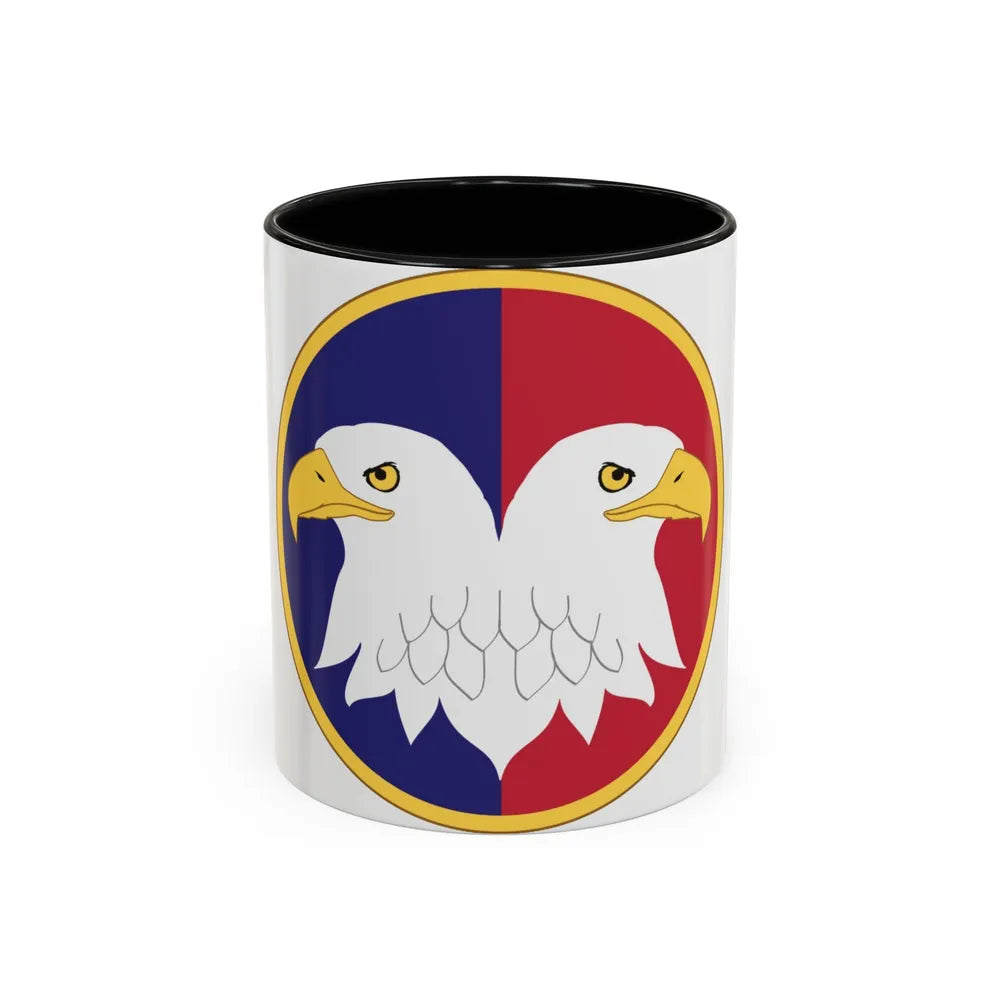 Reserve Command (U.S. Army) Accent Coffee Mug-11oz-Black-Go Mug Yourself