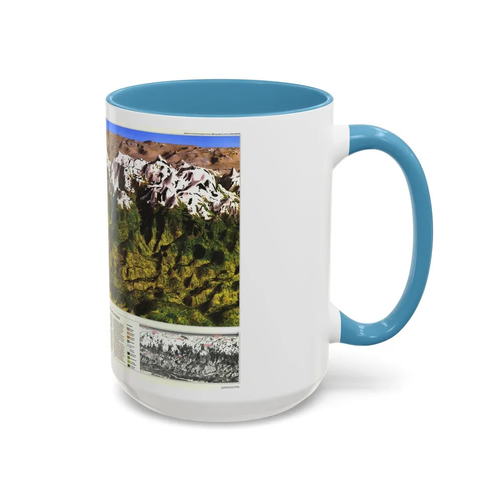 High Himalaya (1988) (Map) Accent Coffee Mug-Go Mug Yourself