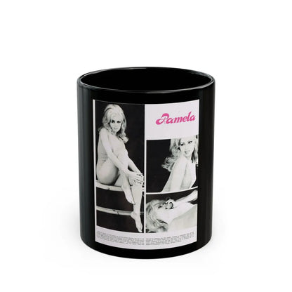 Pamela Tiffin #28 (Vintage Female Icon) Black Coffee Mug-11oz-Go Mug Yourself