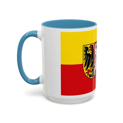 Flag of Goslar Germany - Accent Coffee Mug-Go Mug Yourself