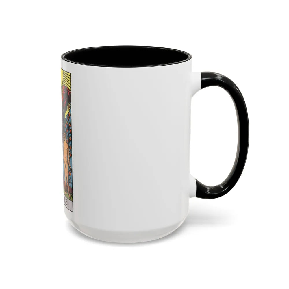 The Lovers (Tarot Card) Accent Coffee Mug-Go Mug Yourself