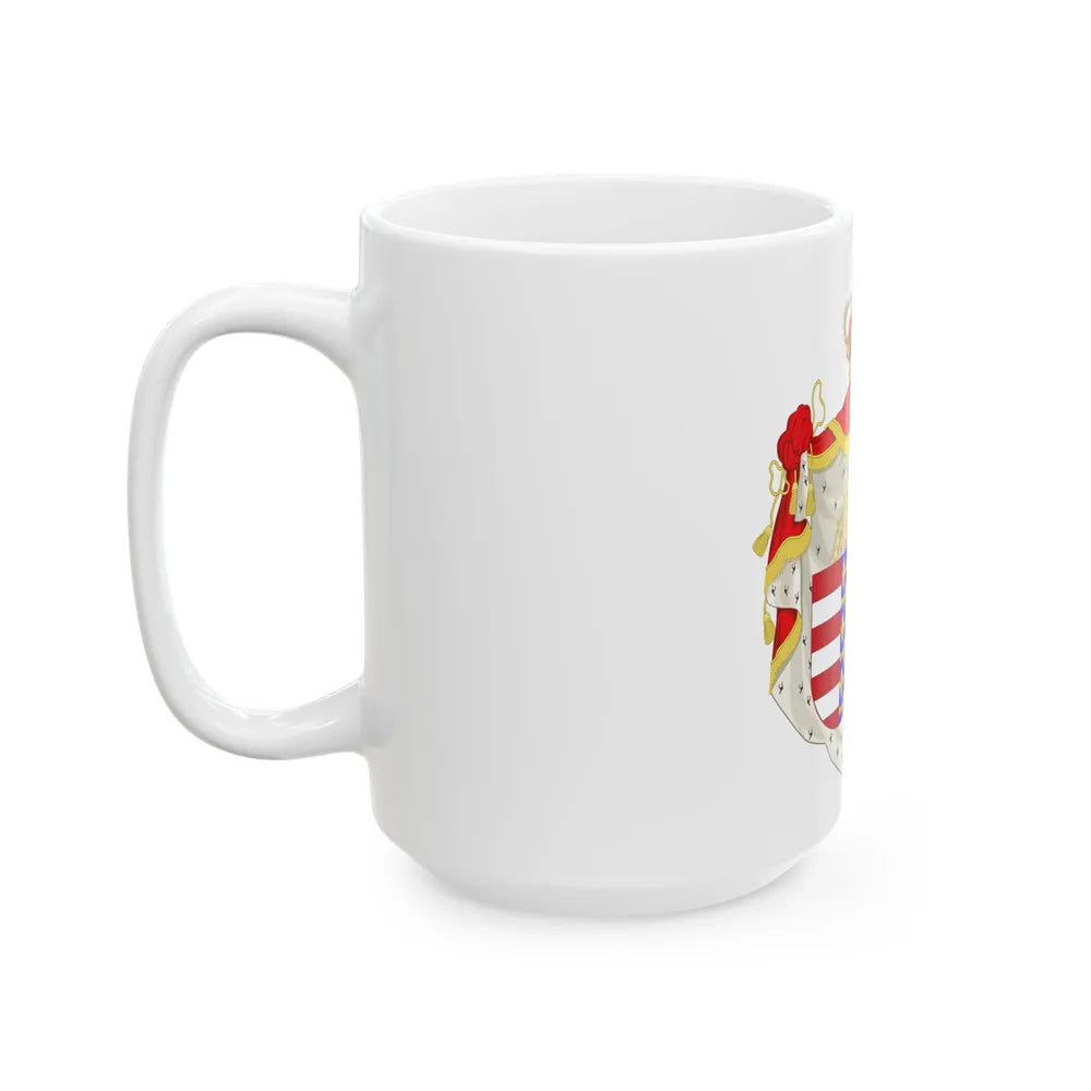 Coat of arms of Jadwiga of Poland - White Coffee Mug-Go Mug Yourself