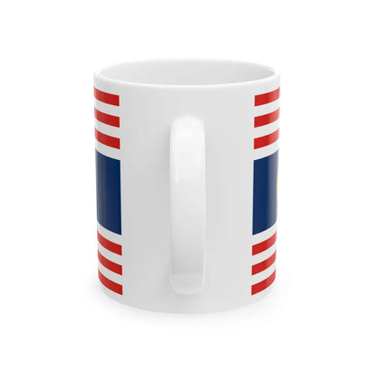 Flag of Kuala Lumpur Malaysia - White Coffee Mug-Go Mug Yourself