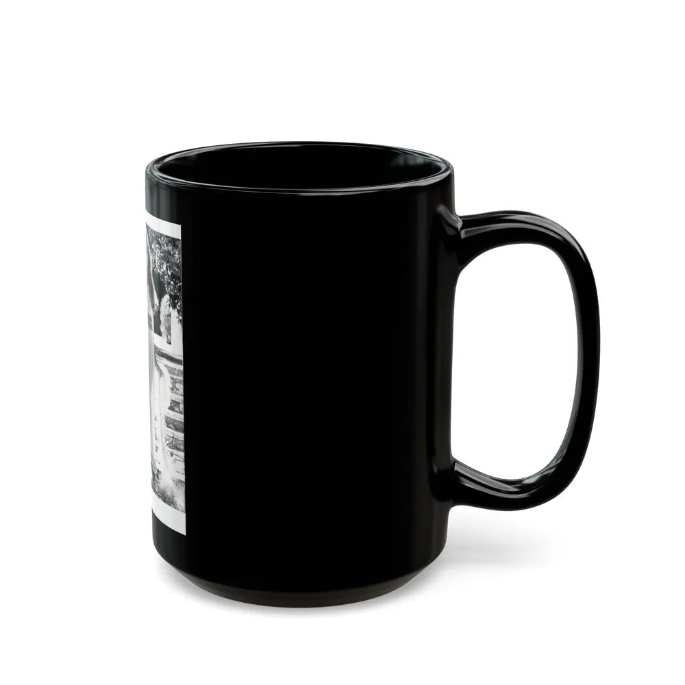 Julie Ege #198 (Vintage Female Icon) Black Coffee Mug-Go Mug Yourself