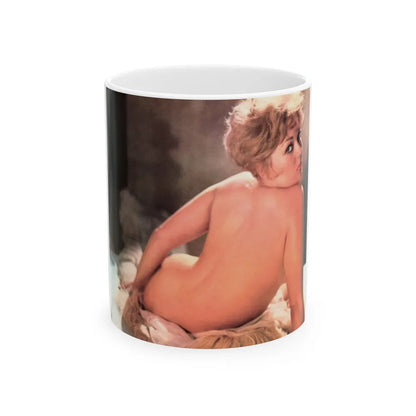 Kim Novak #253 (Vintage Female Icon) White Coffee Mug-11oz-Go Mug Yourself