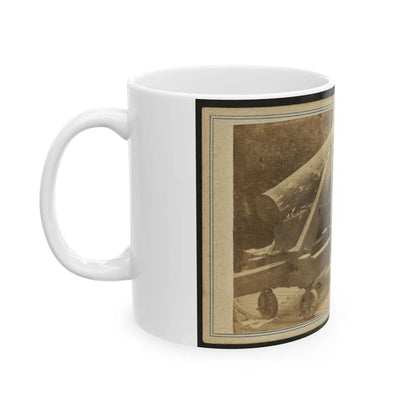 Quaker Gun Mounted On Bluff Of Port Hudson, La. (U.S. Civil War) White Coffee Mug-Go Mug Yourself