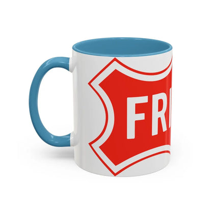 Seal of Frisco Texas - Accent Coffee Mug-Go Mug Yourself