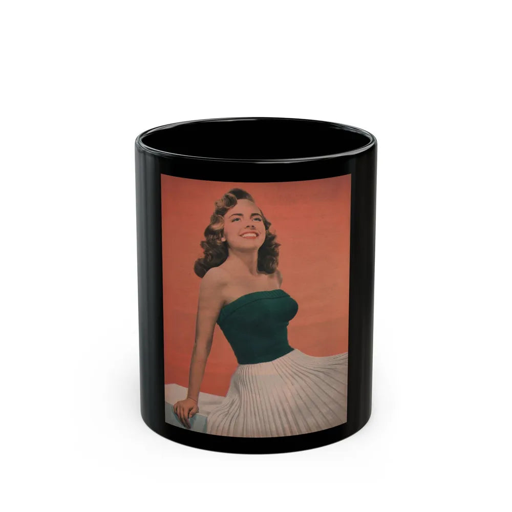 Terry Moore #598 - 8x10.75 Magazine Page Photo (Vintage Female Icon) Black Coffee Mug-11oz-Go Mug Yourself