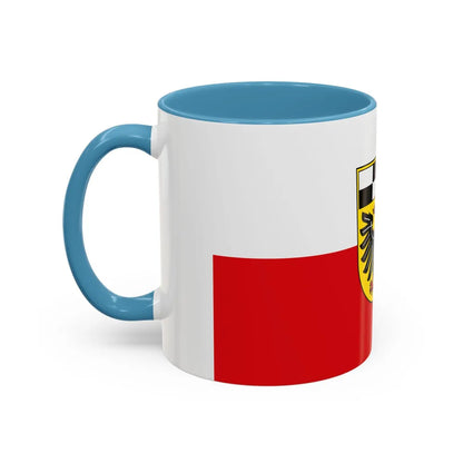 Flag of Ansbach Germany - Accent Coffee Mug-Go Mug Yourself