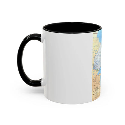 Canada - Ontario (1978) (Map) Accent Coffee Mug-Go Mug Yourself