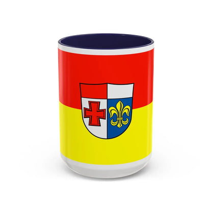 Flag of Augsburg Germany - Accent Coffee Mug-15oz-Navy-Go Mug Yourself