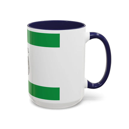 Flag of Givatayim Israel - Accent Coffee Mug-Go Mug Yourself