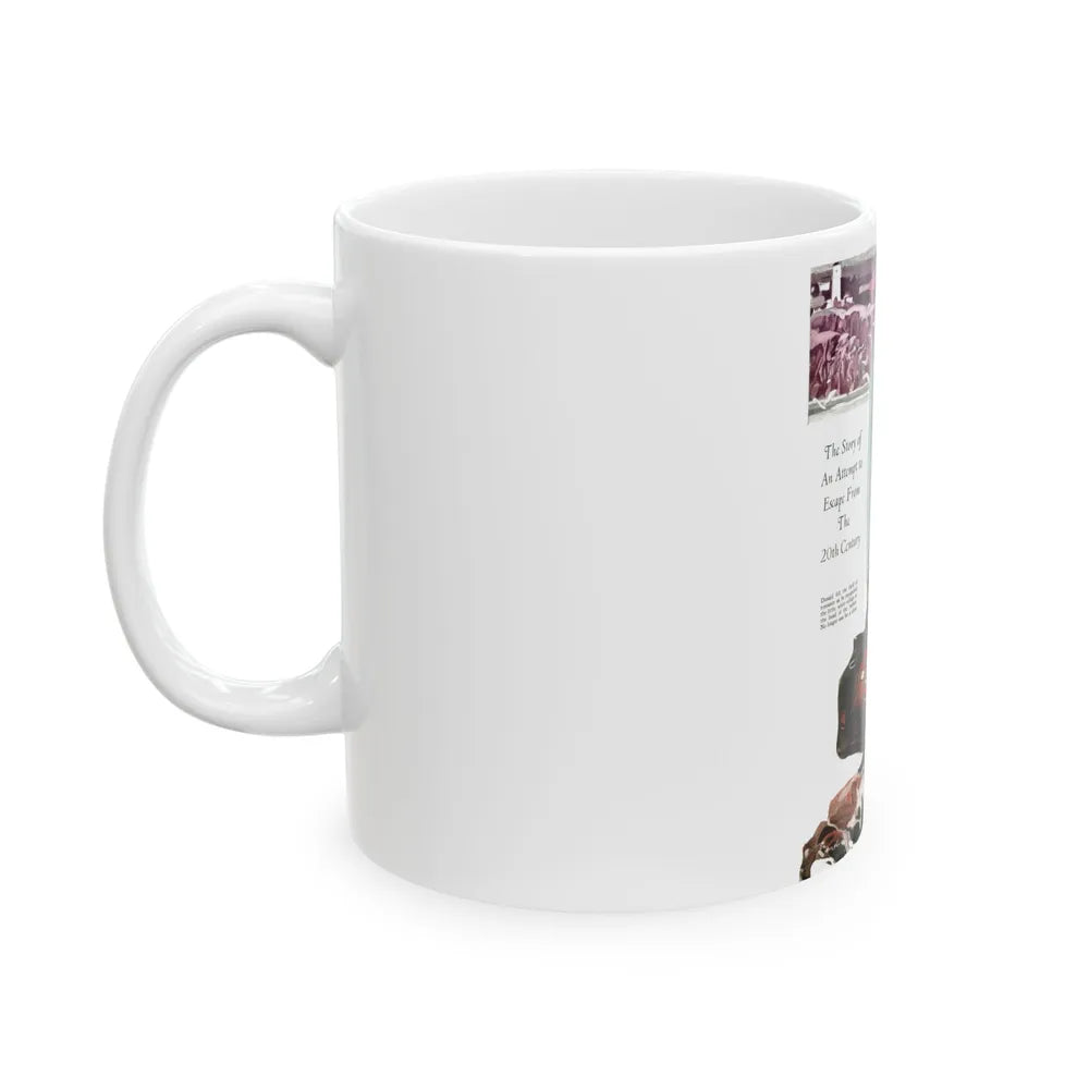 Escape, 1933 - White Coffee Mug-Go Mug Yourself