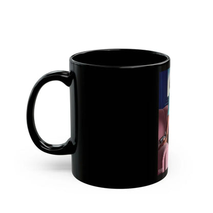 Ola Ray #115 (Vintage Female Icon) Black Coffee Mug-Go Mug Yourself